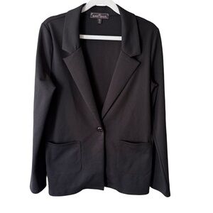 Almost Famous Black Structured Blazer Suit Jacket Women’s M